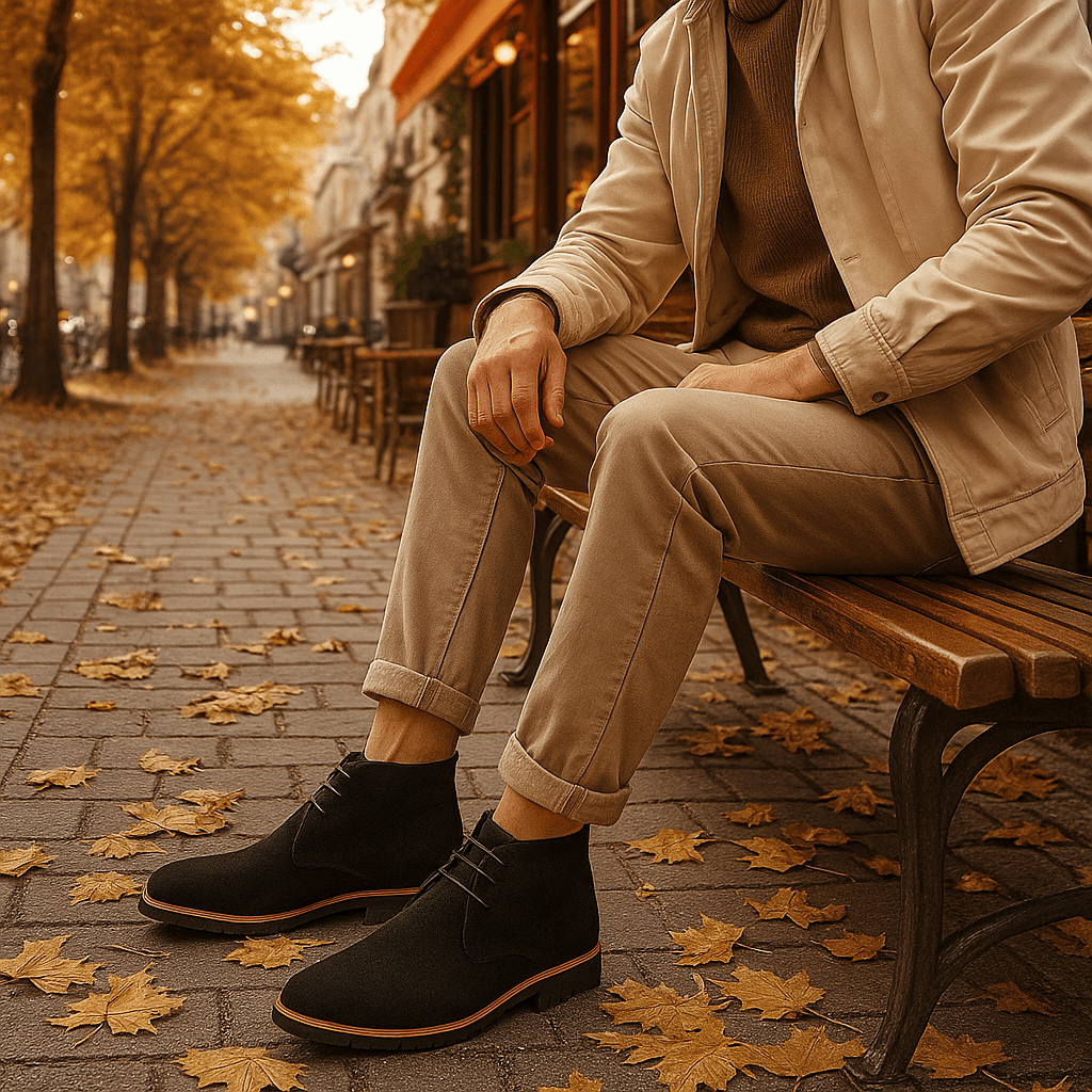 Chris – Męskie Casual Botki na Co Dzień