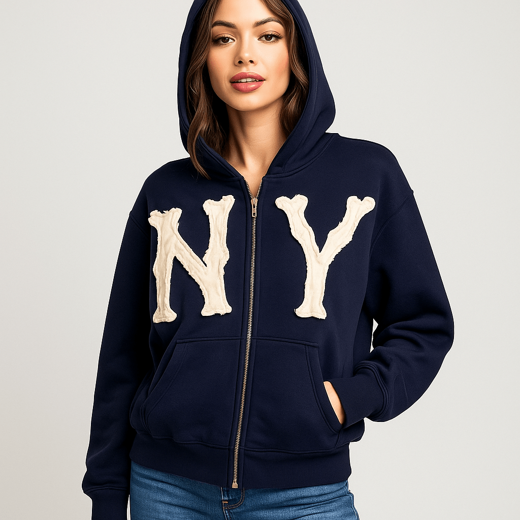 Codzienny kardigan - Bawełna - Zamek błyskawiczny - Komfort i Styl - vivano - warszawa