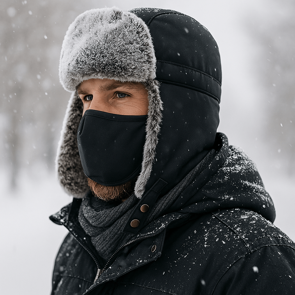 Czapka Alpin Zima - Ekstremalne ciepło - Styl zimowy - vivano - warszawa