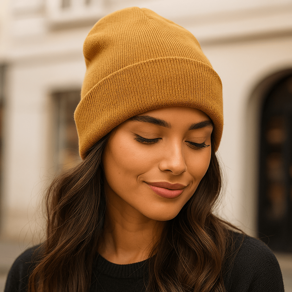 Czapka zimowa Noor z satynową podszewką – Antystatyczna na włosy