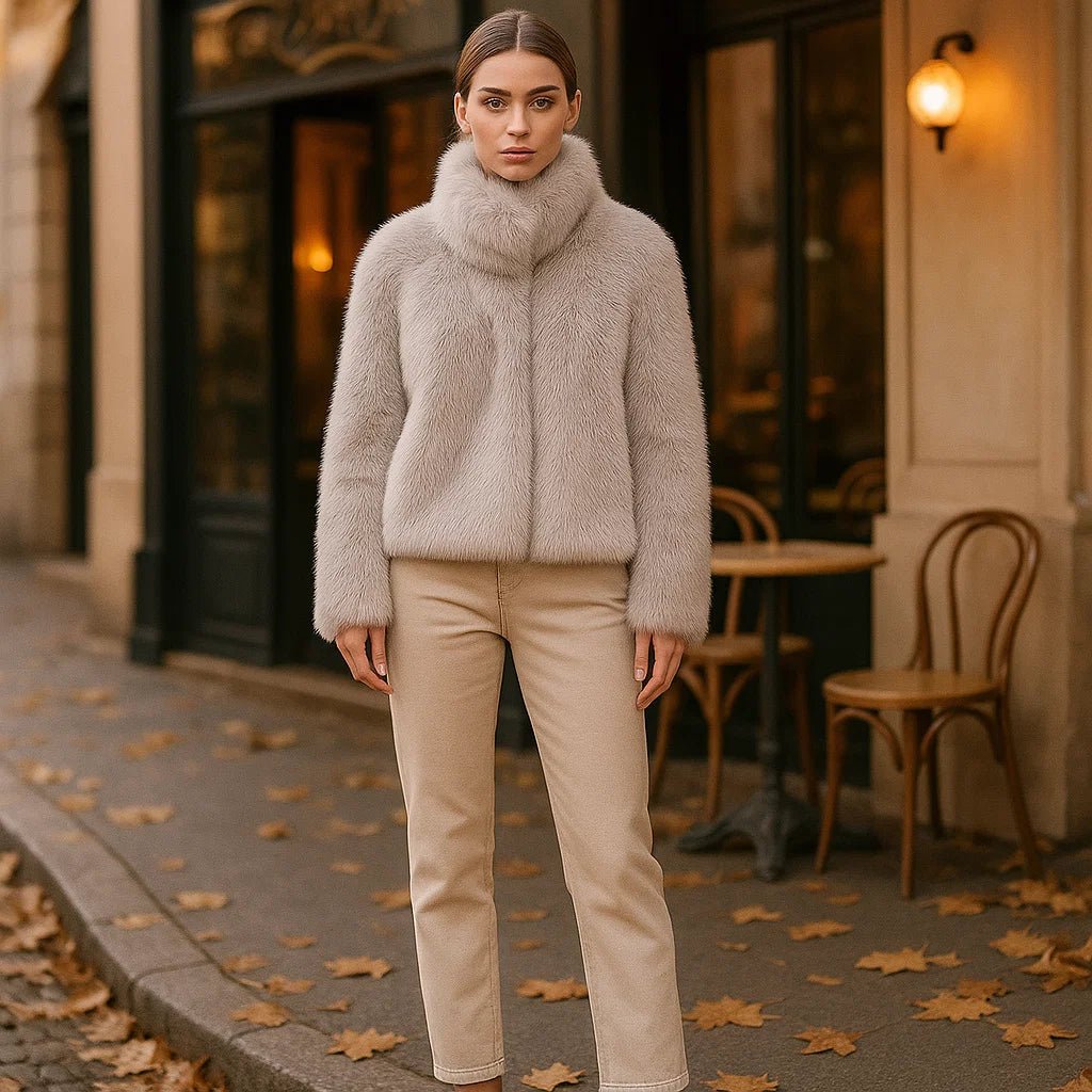 Daena Miękka Kurtka Futrzana – Wygodna – Stylowa – Ciepła - vivano - warszawa