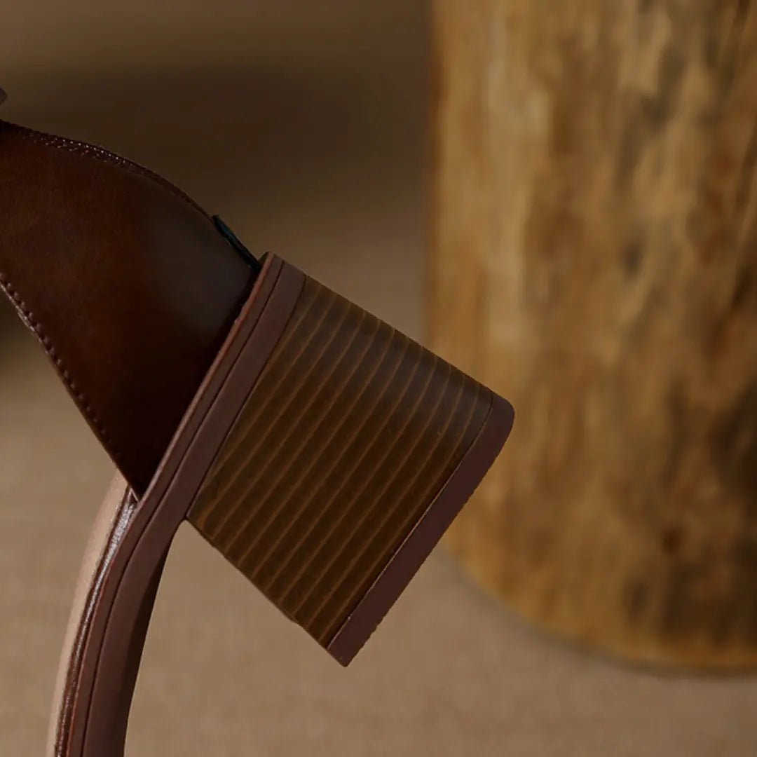 DAISY - Eleganckie Sandały na Obcasie - Komfort i Styl - vivano - warszawa