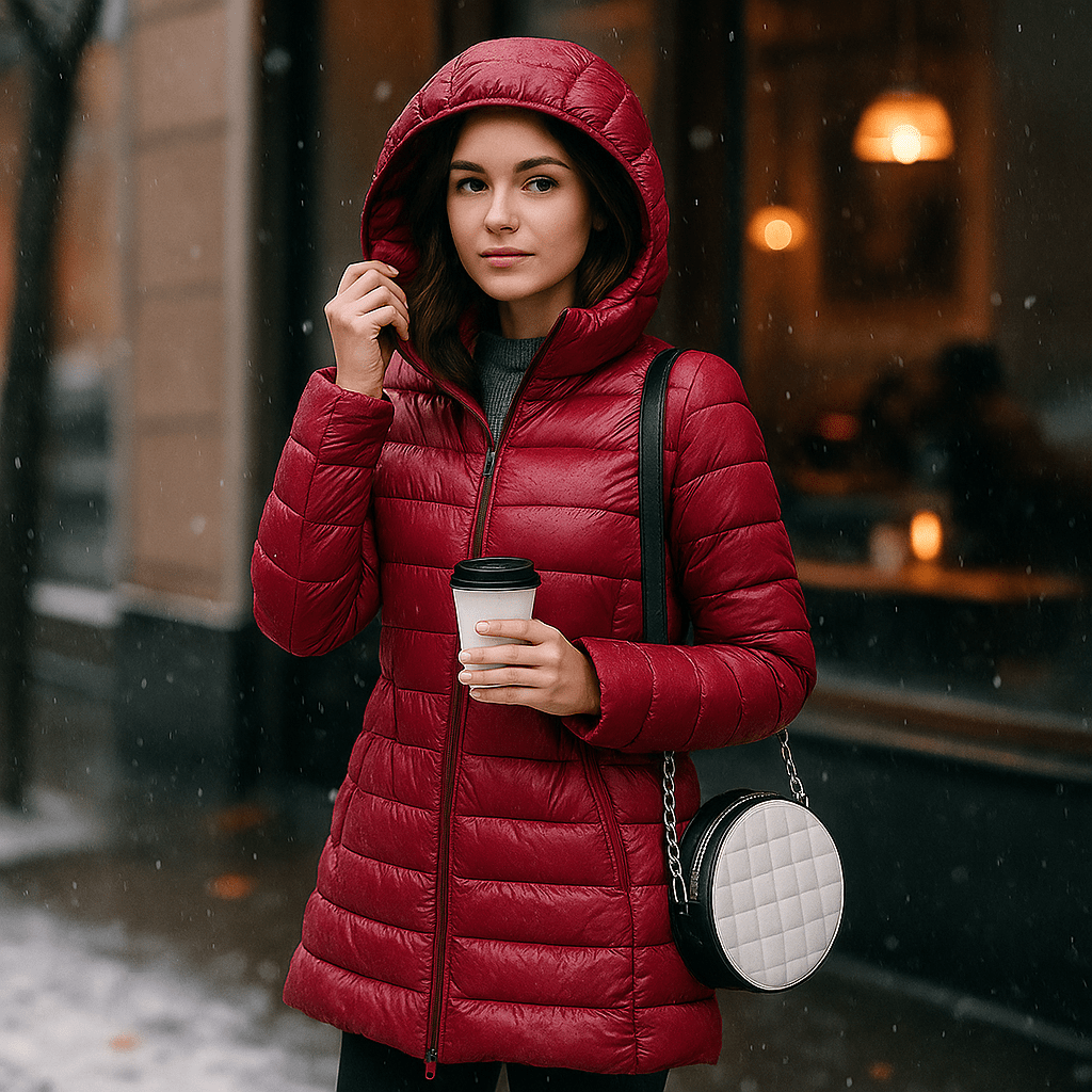 Damska Ultralekka Kurtka Zimowa Casual - vivano - warszawa