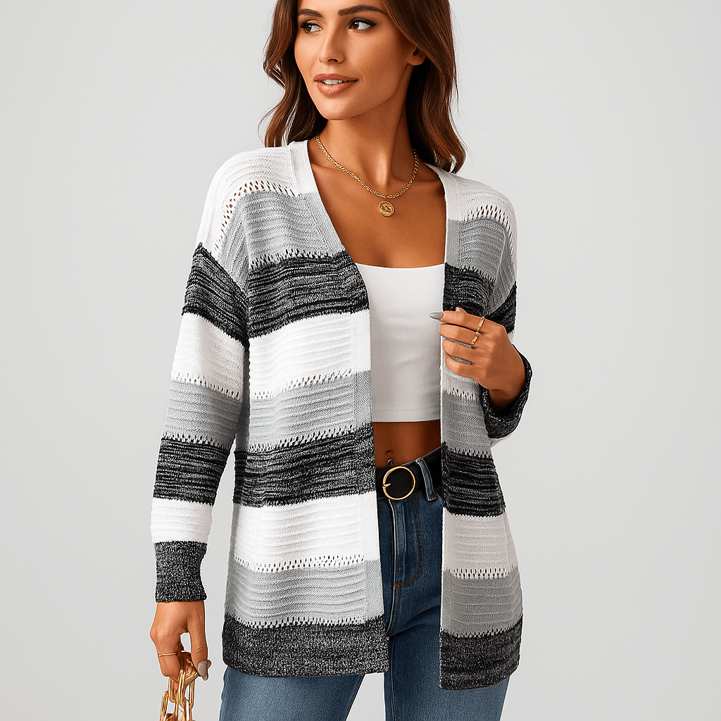 Damski Kardigan - Stylowy Design - Wygodny Komfort - vivano - warszawa