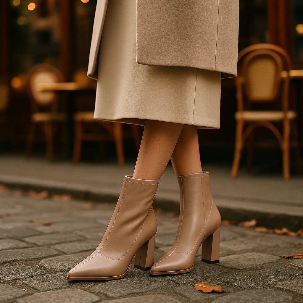 Damskie Botki na Wysokim Obcasie Elegance - vivano - warszawa