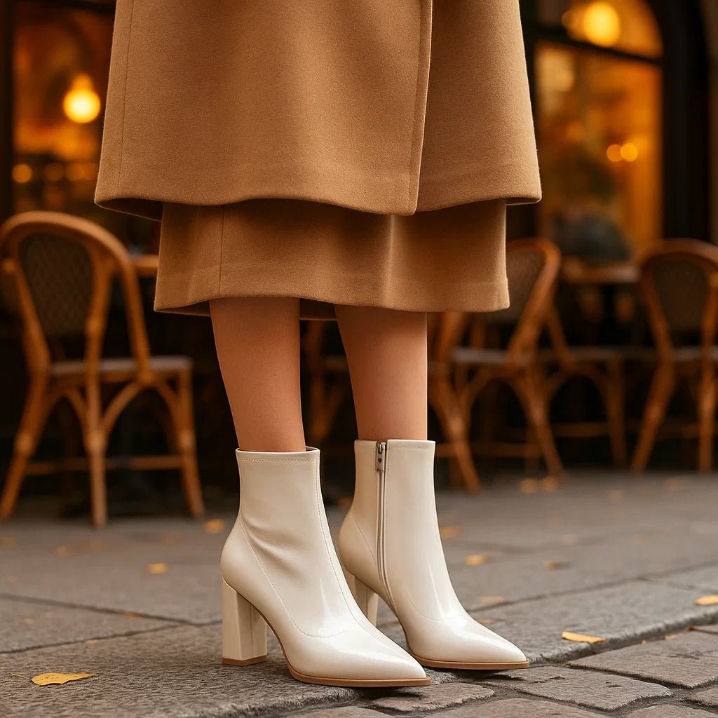 Damskie Botki na Wysokim Obcasie Elegance - vivano - warszawa