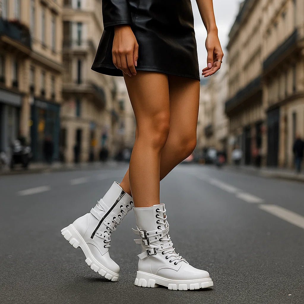 Damskie Buty Sznurowane z Regulowanymi Paskami - vivano - warszawa