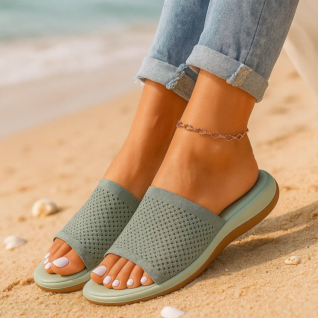 Damskie Ortopedyczne Klapki – Komfort na Plażę