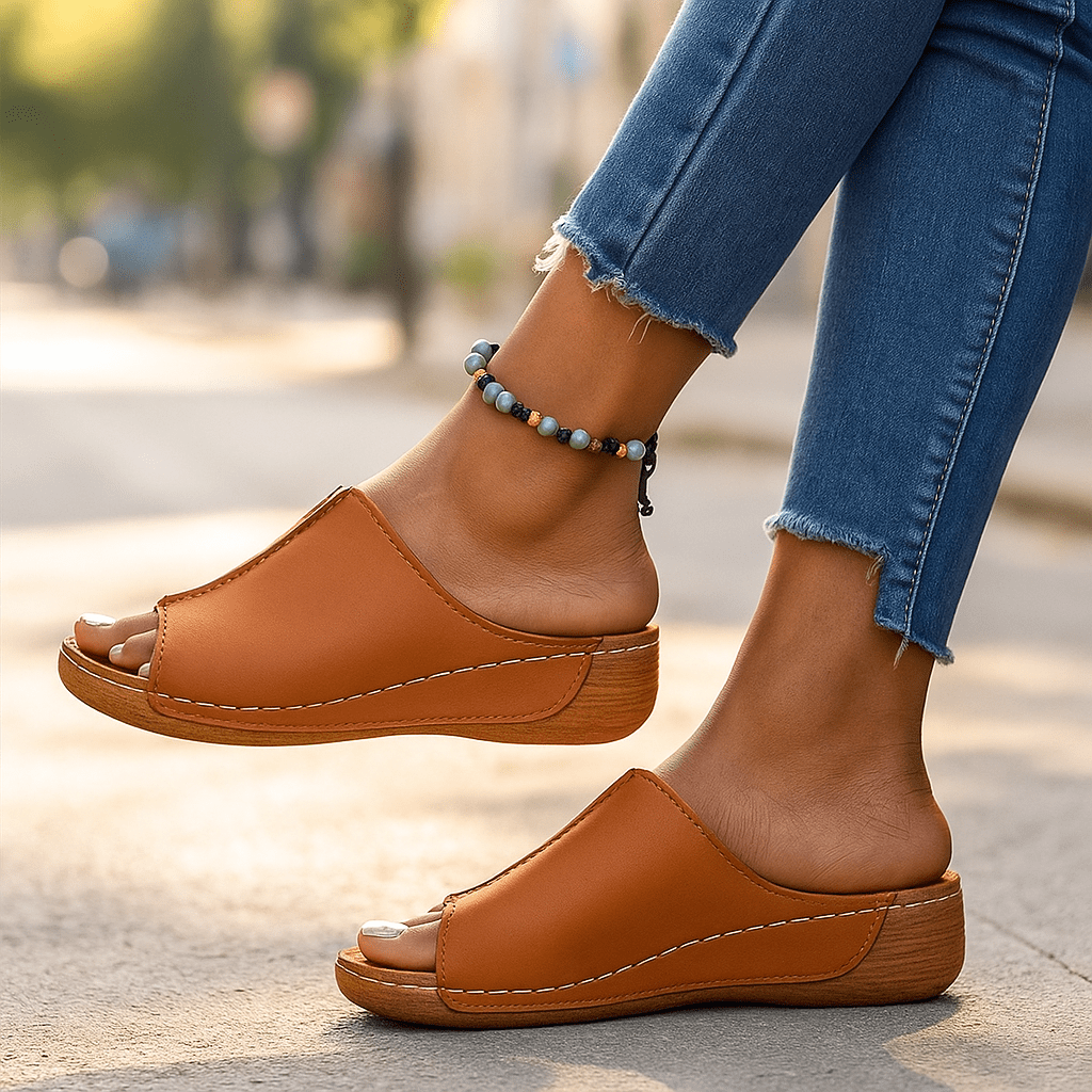 Damskie ortopedyczne sandały na lato - vivano - warszawa