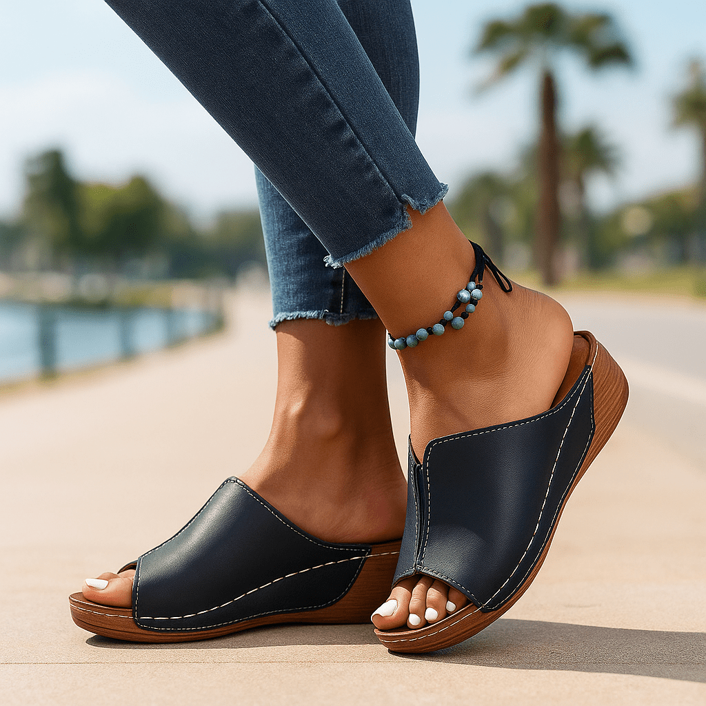 Damskie ortopedyczne sandały na lato - vivano - warszawa