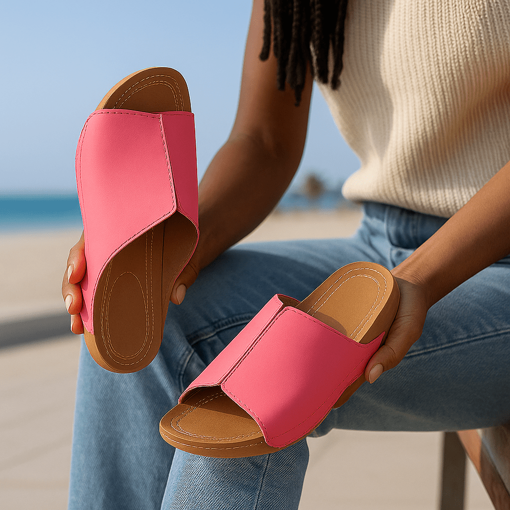 Damskie ortopedyczne sandały na lato - vivano - warszawa