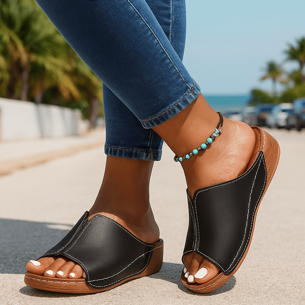 Damskie ortopedyczne sandały na lato - vivano - warszawa