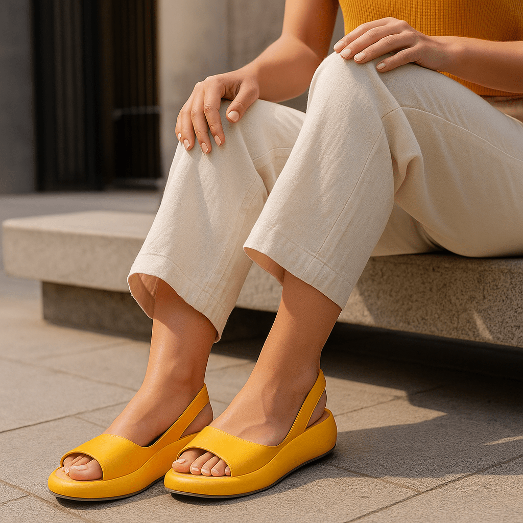 Damskie Ortopedyczne Sandały z Zakrytą Piętą - vivano - warszawa