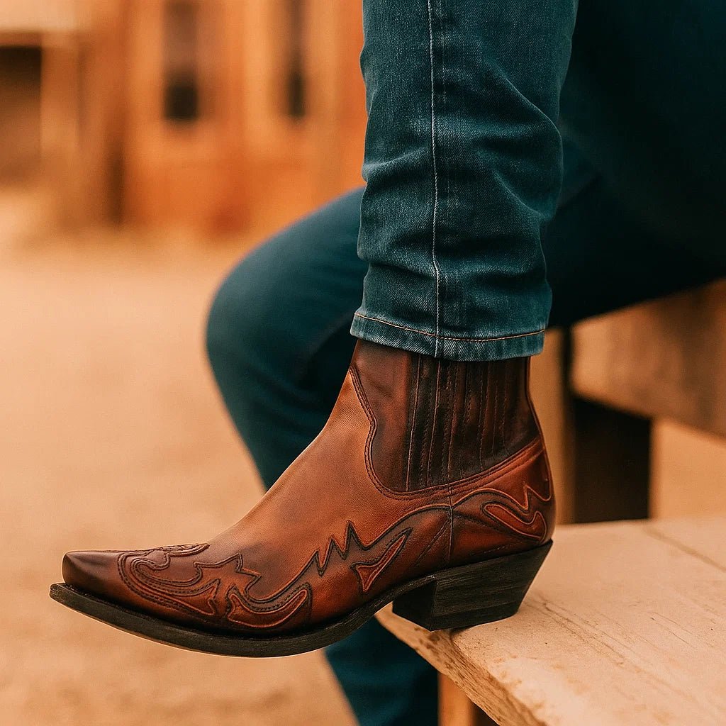 Damskie skórzane kowbojki - vivano - warszawa