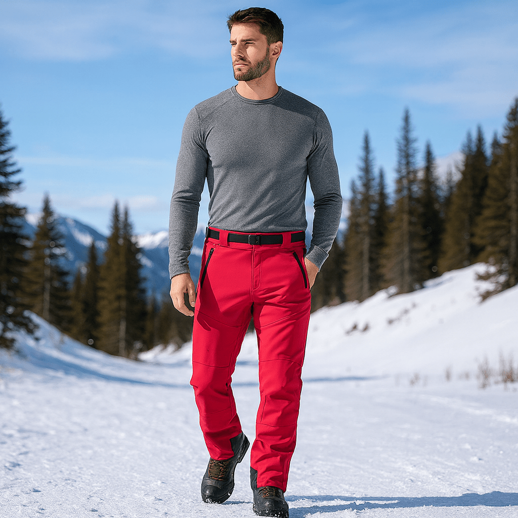 Damskie wodoodporne spodnie trekkingowe z polarem - vivano - warszawa