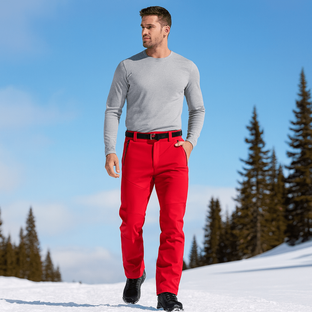 Damskie wodoodporne spodnie trekkingowe z polarem - vivano - warszawa