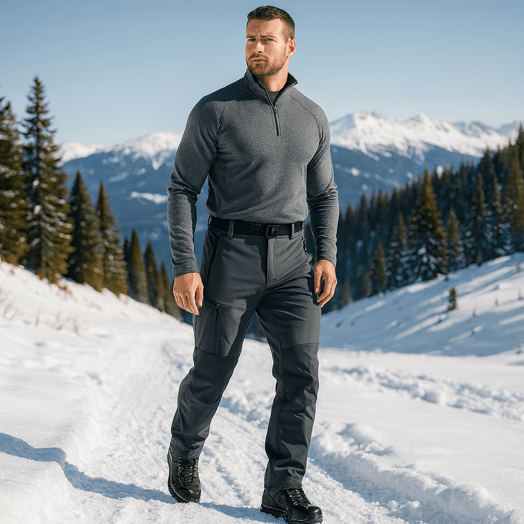 Damskie wodoodporne spodnie trekkingowe z polarem - vivano - warszawa