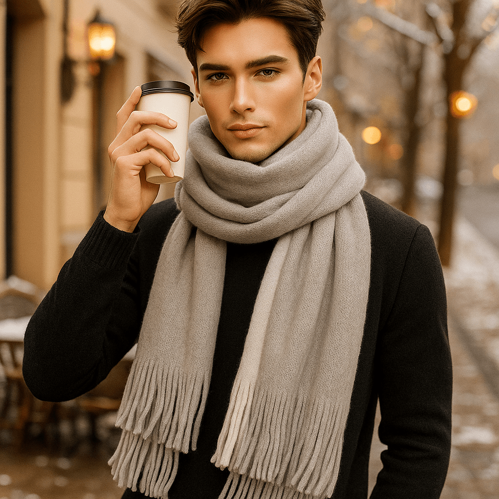 Długo i Elegancka Szal w Kaszmirze – Miękkość i Styl Zimy