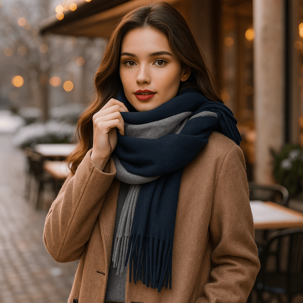 Długo i Elegancka Szal w Kaszmirze – Miękkość i Styl Zimy
