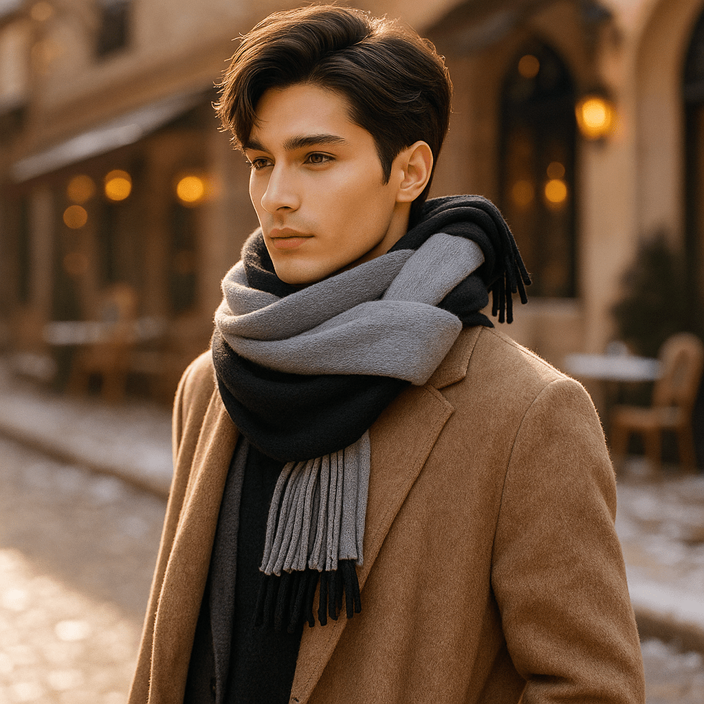 Długo i Elegancka Szal w Kaszmirze – Miękkość i Styl Zimy