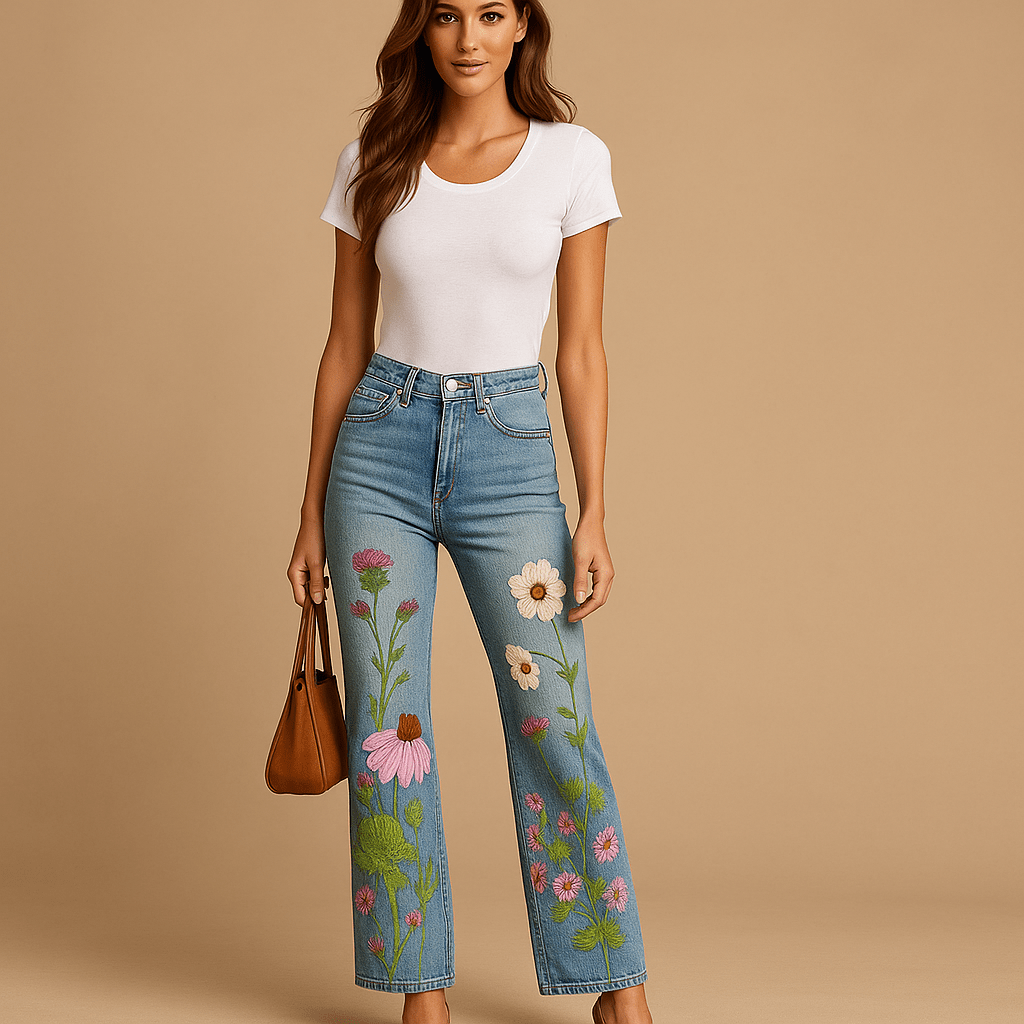 Dżinsy Szerokie - Komfortowy Krój - Stylowy Design - vivano - warszawa