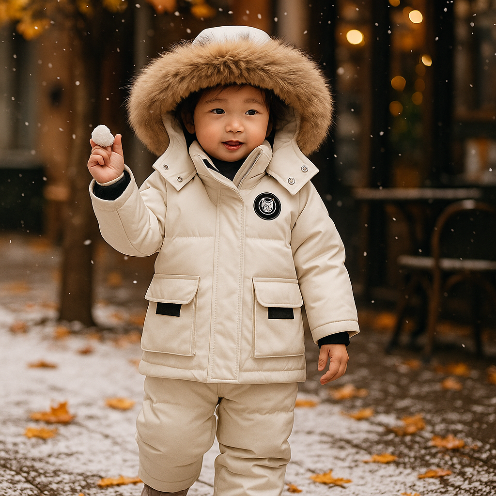 Vivano – Zestaw Dziecięcy: Płaszcz + Kombinezon