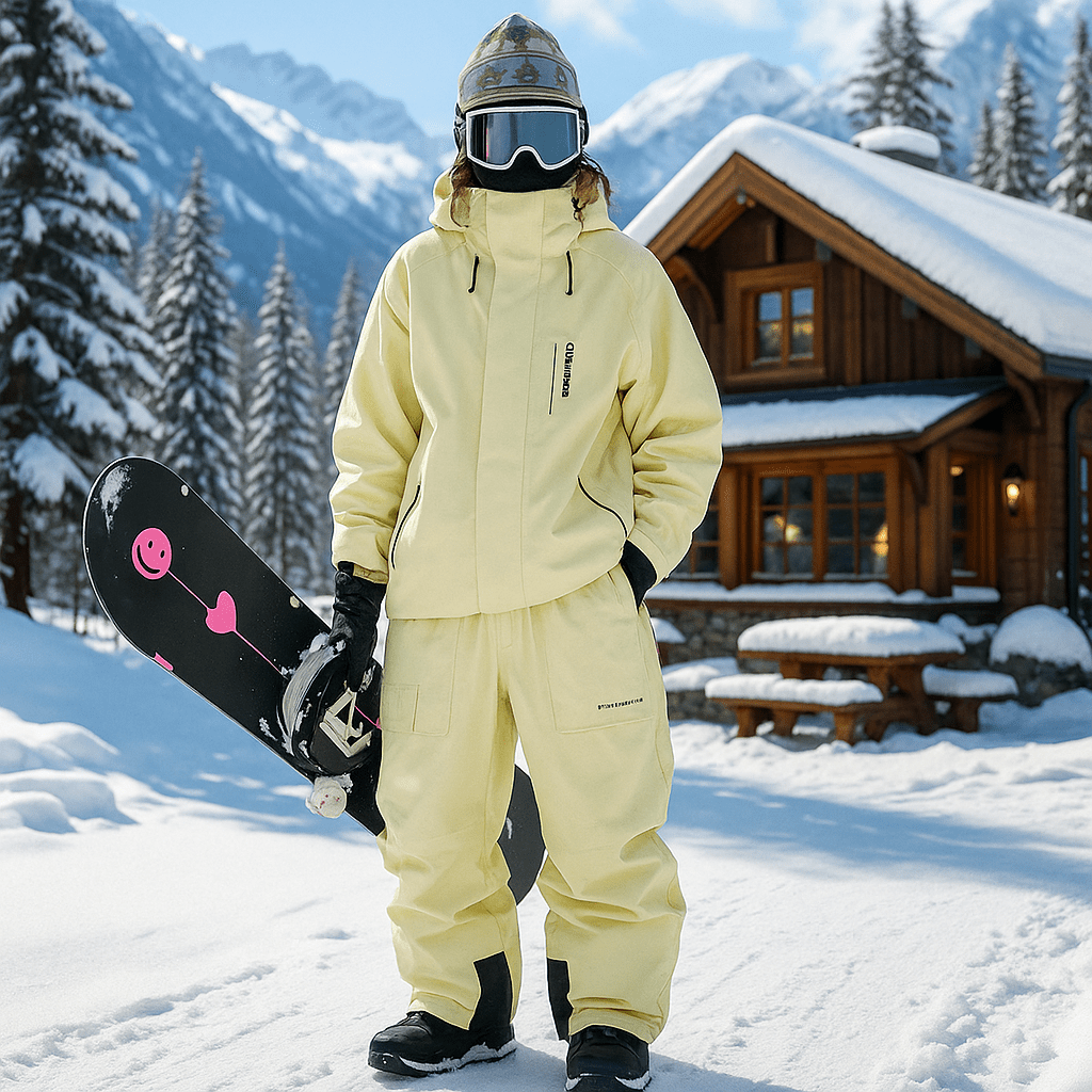 Ekologiczna kurtka narciarska unisex Activra – kombinezon zimowy