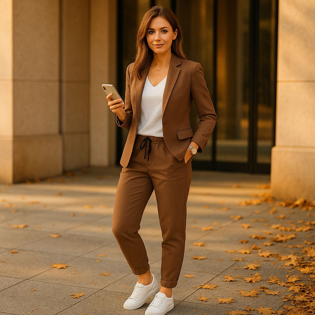 Vivano Elegancki Zestaw Żakietowy Dla Kobiet