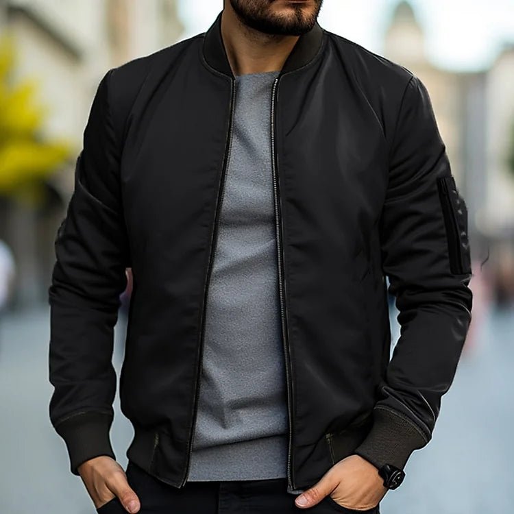 Harold Sommer Bomber Jacket - Lekka - Stylowa - Komfortowa - Idealna na Każdą Porę - vivano - warszawa
