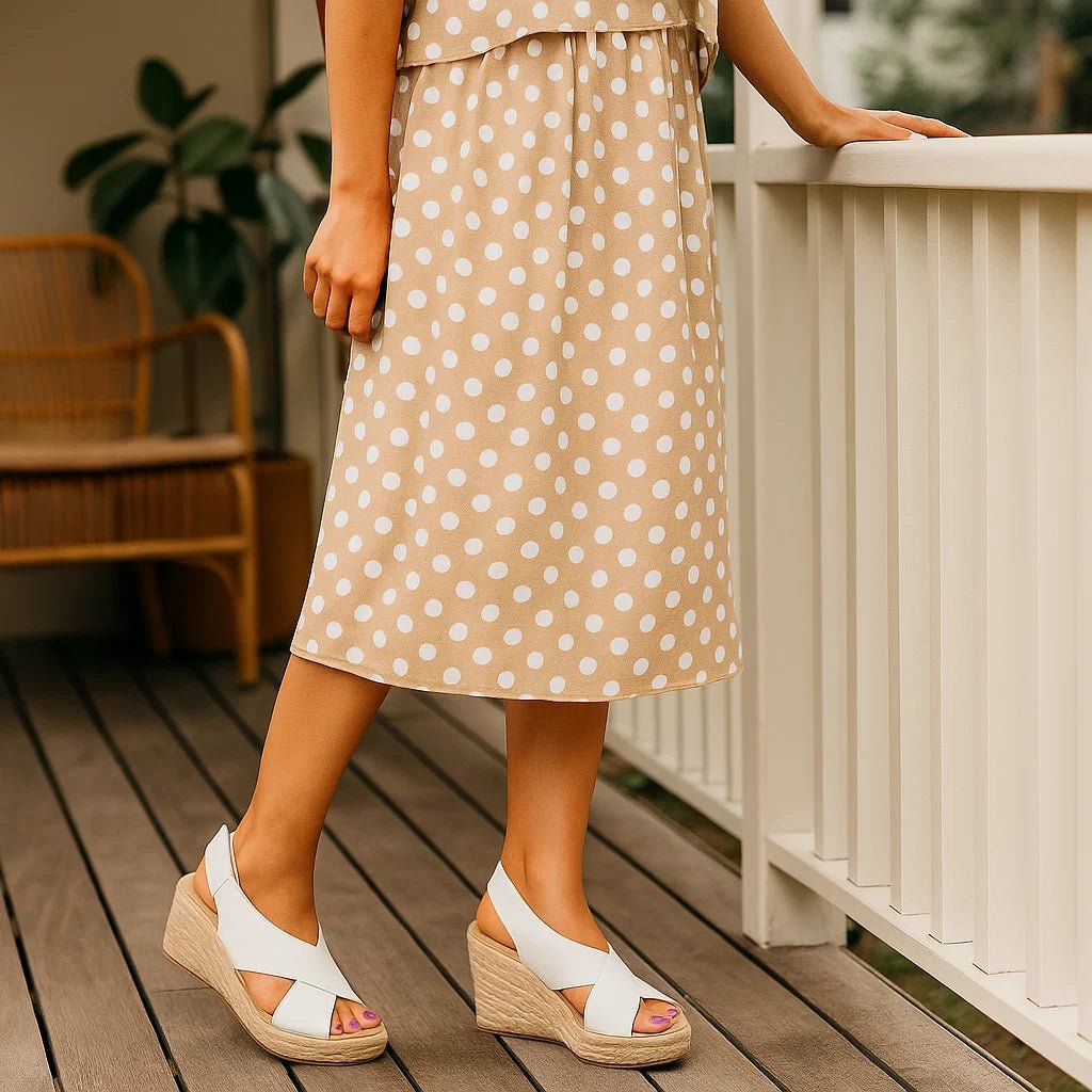 Isadora damskie sandały ortopedyczne na koturnie - vivano - warszawa