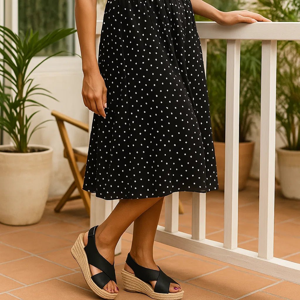 Isadora damskie sandały ortopedyczne na koturnie - vivano - warszawa