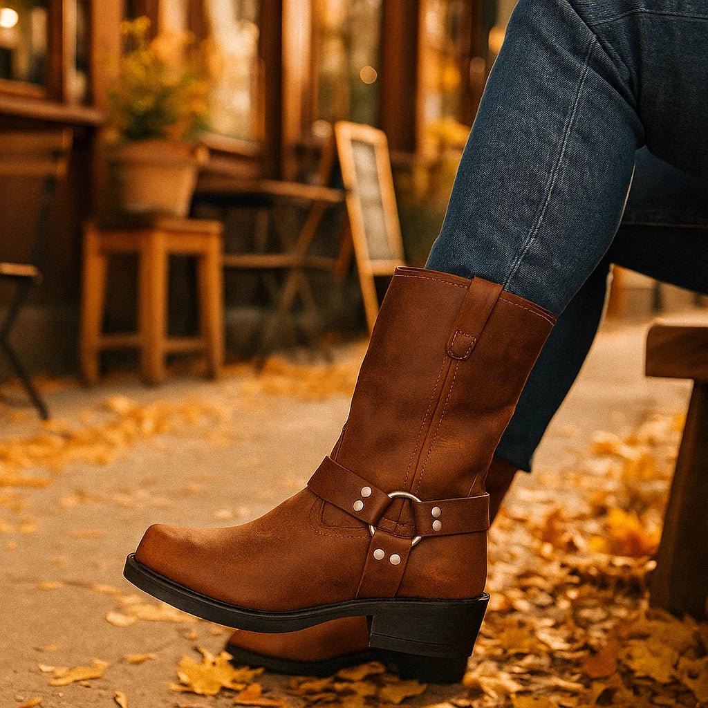JASON – Męskie Vintage Cowboyskie Buty