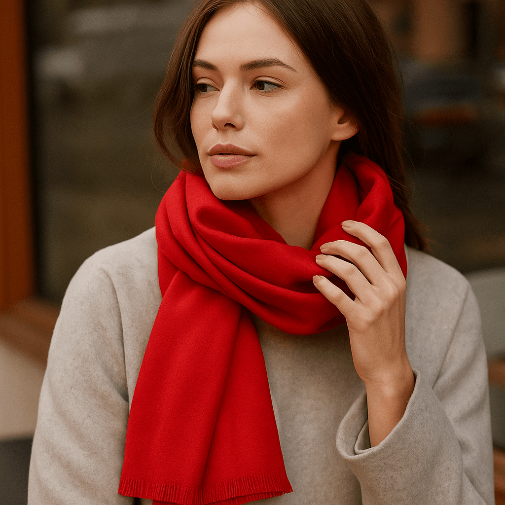 Jednolita Szalik Livia – Elegancja i Przytulność Zimy