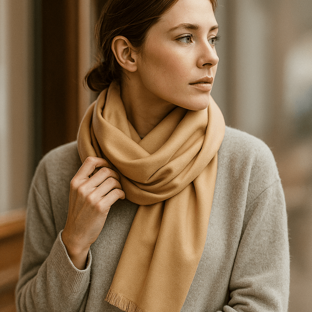 Jednolita Szalik Livia – Elegancja i Przytulność Zimy