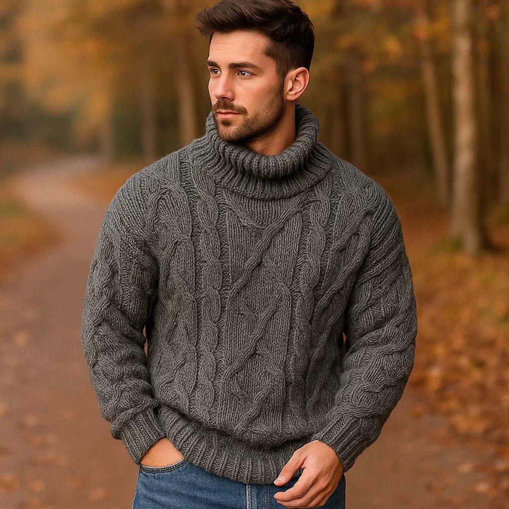 Jenson - Komfortowy Sweter Męski - Stylowy i Ciepły - vivano - warszawa