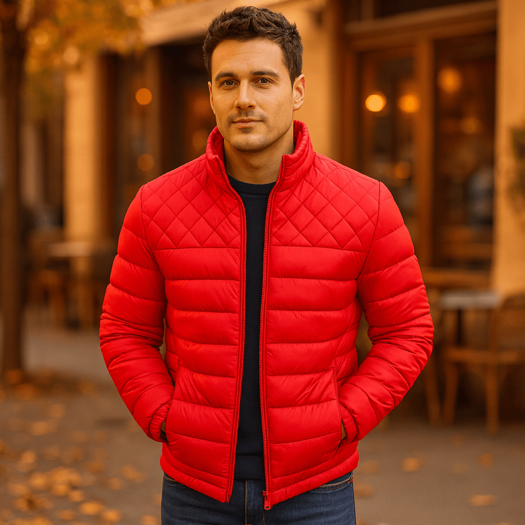 Jonas – męska zimowa kurtka z bawełnianym wypełnieniem - vivano - warszawa