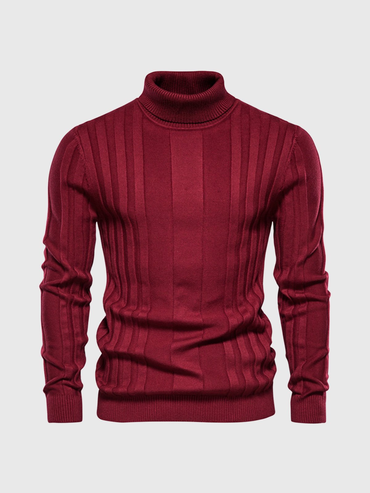 Premium Knit Męski Sweter z Pół-Zamkiem