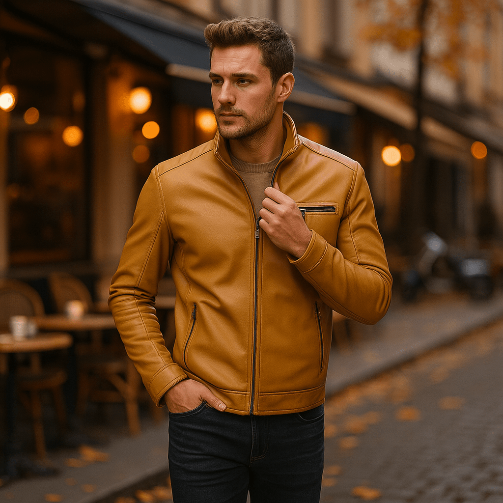 Klasyczna Kurtka Motocyklowa Herres - vivano - warszawa