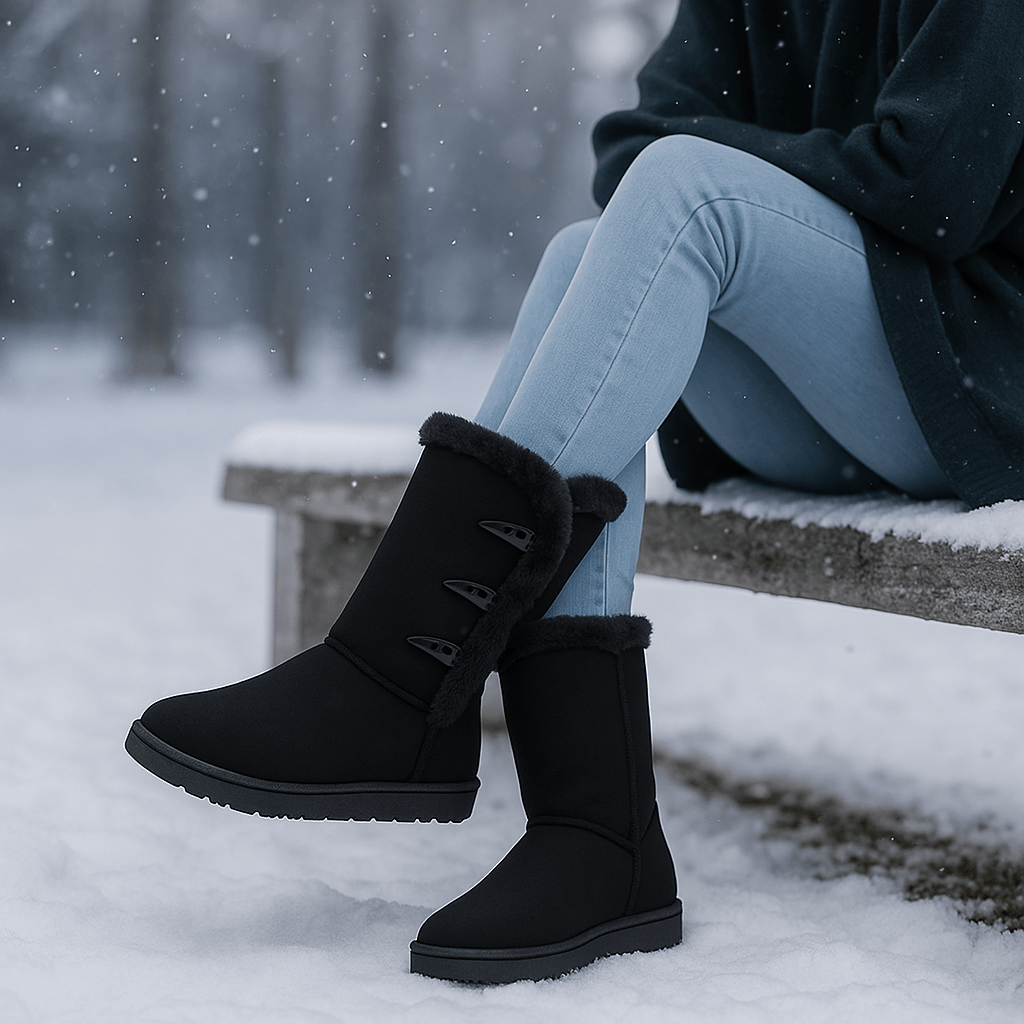 Klasyczne buty śniegowe – ciepło i miękkość