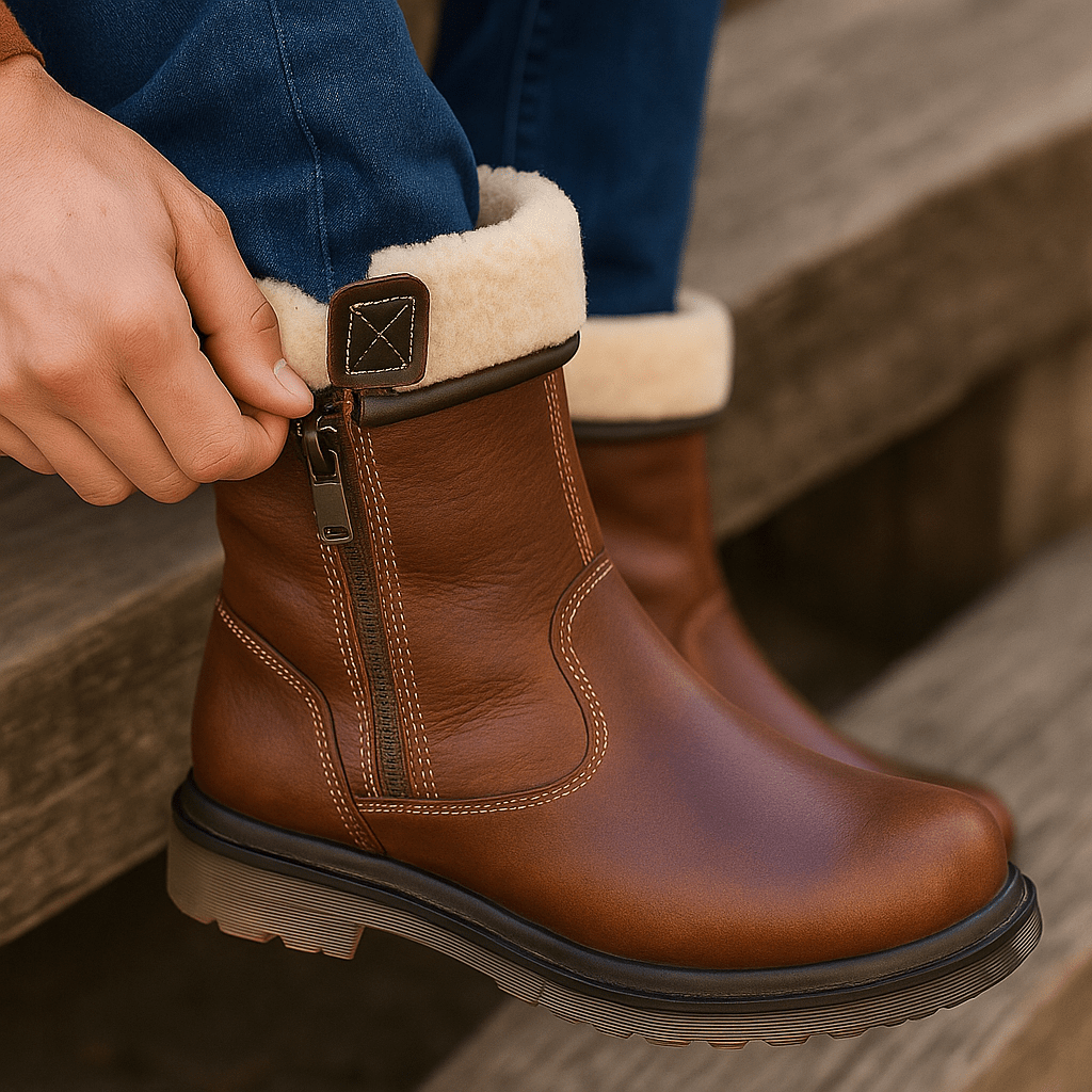 Kris – Męskie botki na zamek błyskawiczny