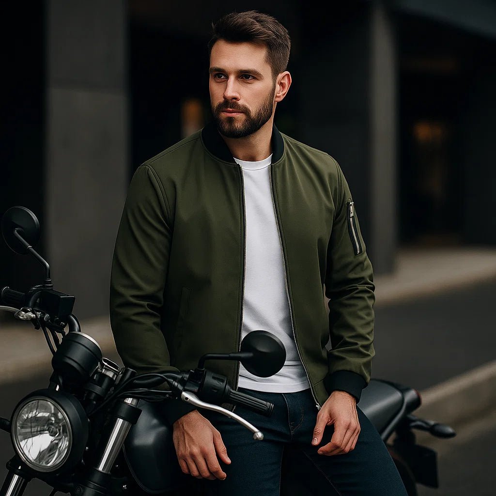 Kurtka Męska Bomber – Lekka i Nowoczesna - vivano - warszawa