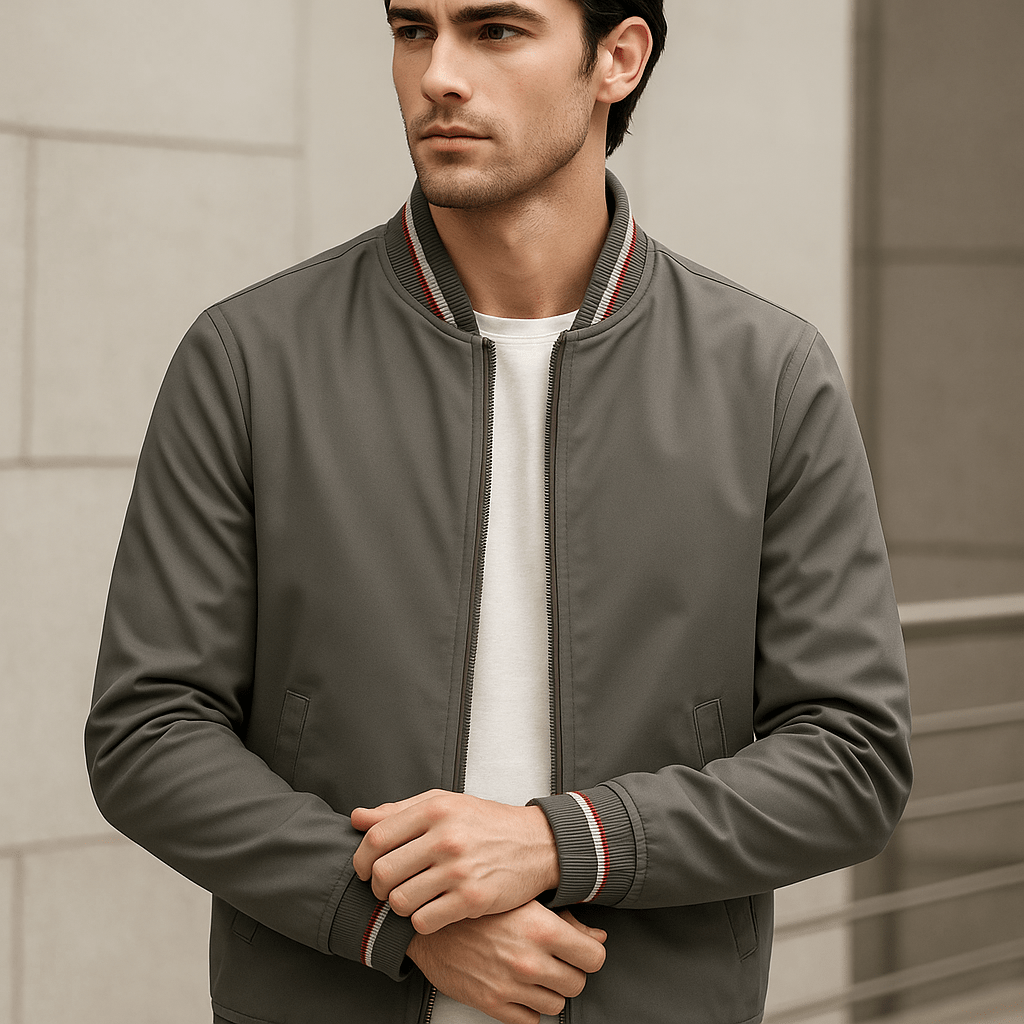 Męska lekka wodoodporna kurtka całoroczna