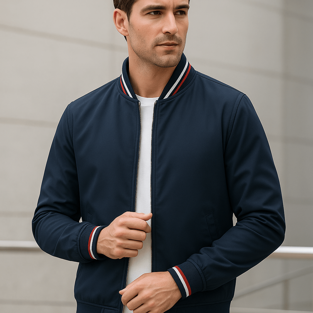 Męska lekka wodoodporna kurtka całoroczna