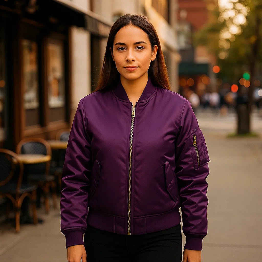 Kurtka Pilota MA - 1 dla Kobiet - Klasyczny Design - Z Ribkanter - vivano - warszawa