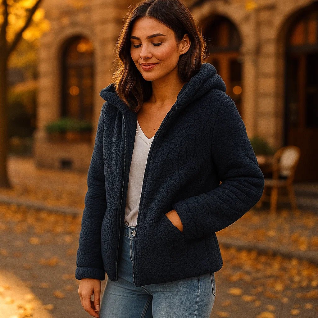 Kurtka Teddy Fleece Damska – Ciepła i Stylowa - vivano - warszawa