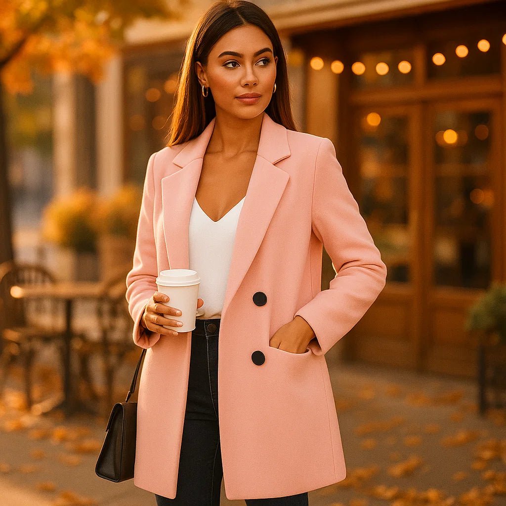 Louise - Klasyczny płaszcz - Ponadczasowa elegancja - Komfort i jakość - vivano - warszawa