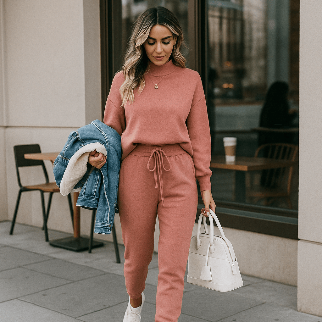 Luna - Elegancki 2-częściowy zestaw treningowy - Wygodny - Dla kobiet - Stylowy design