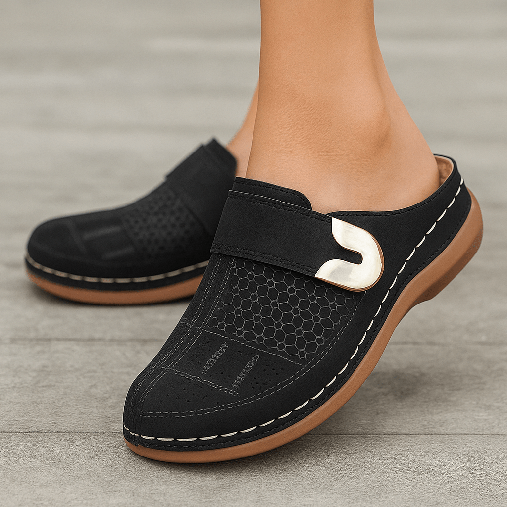 Marieta - Klapki Komfortowe - Podeszwa Ortopedyczna - Antypoślizgowe - vivano - warszawa