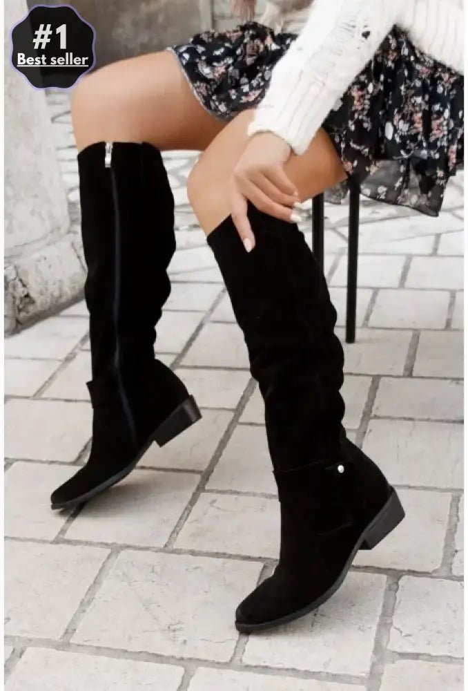 Megan – Limitowane Retro Botki Skórzane - vivano - warszawa