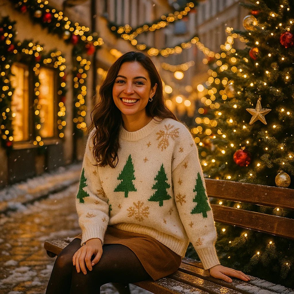 Mercy – Sweter z Blokami Kolorów